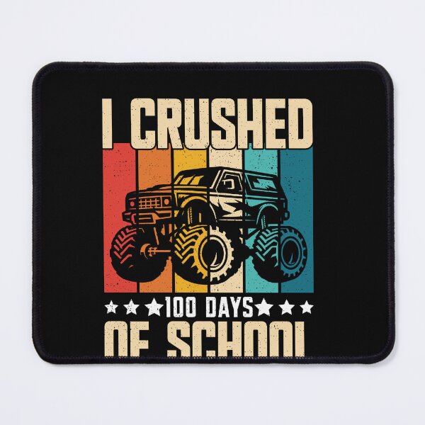Item preview, I Crushed 100 Days Of School Monster Truck Student Celebration designed and sold by PopStars1993.