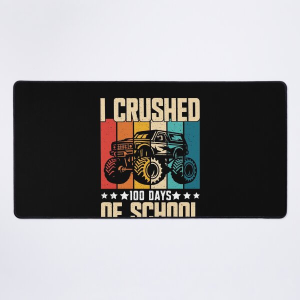 Item preview, I Crushed 100 Days Of School Monster Truck Student Celebration designed and sold by PopStars1993.