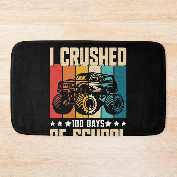 Item preview, I Crushed 100 Days Of School Monster Truck Student Celebration designed and sold by PopStars1993.
