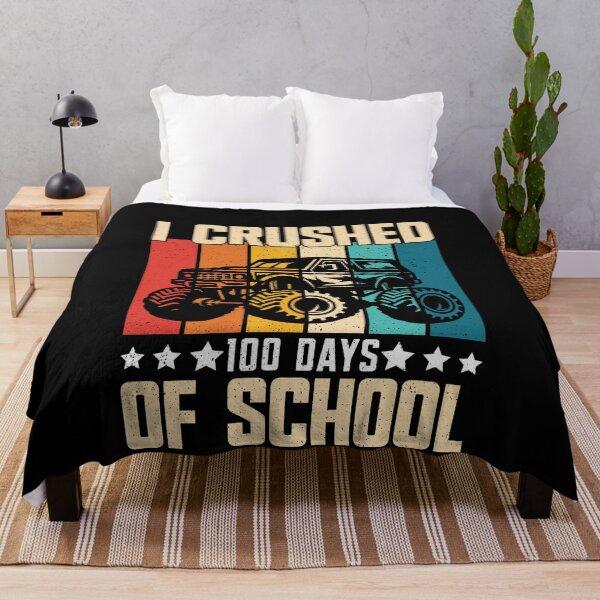 Item preview, I Crushed 100 Days Of School Monster Truck Student Celebration designed and sold by PopStars1993.