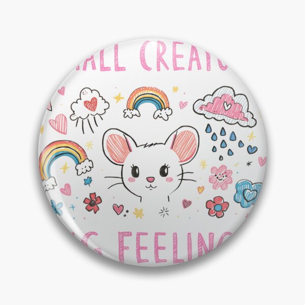 Item preview, Small Creature Big Feelings Cute Mouse Rodent Sensitive Person designed and sold by HumansStuck12.