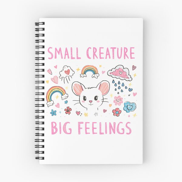 Item preview, Small Creature Big Feelings Cute Mouse Rodent Sensitive Person designed and sold by HumansStuck12.