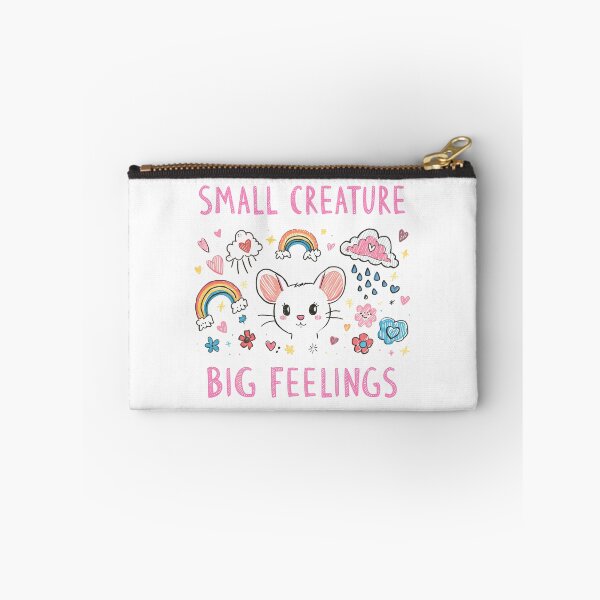 Item preview, Small Creature Big Feelings Cute Mouse Rodent Sensitive Person designed and sold by HumansStuck12.
