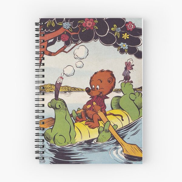 Item preview, Pogo - Comic Book Art - Vintage Cartoon Style Bear River Adventure Art for Retro Nursery Decor Lovers designed and sold by RickE.