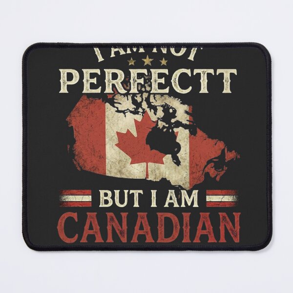 Item preview, I’m Not Perfect But I’m Canadian Which Is Everything Funny Canada Pride Quote T-Shirt designed and sold by Trendymindvibes.