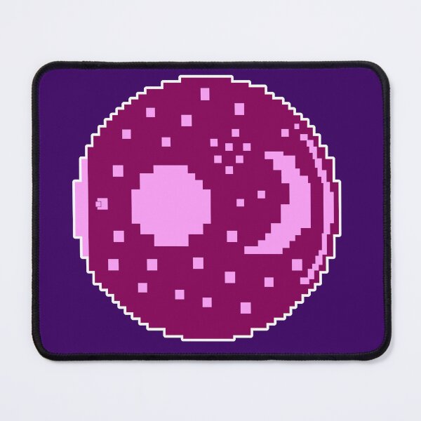 Item preview, Retro 8-Bit Nebra Sky Disk Pixel Art - Bronze Age Star Map - Pink designed and sold by Message from Earth.