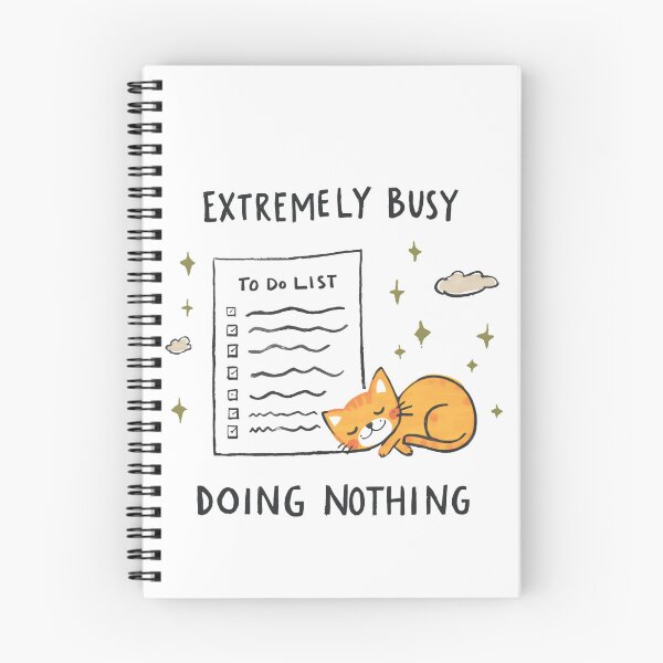 Item preview, Extremely Busy Doing Nothing Cat Lover Lazy Napping Feline Humor designed and sold by RetroMini2026.