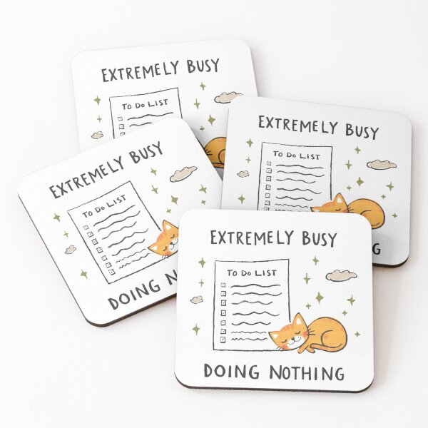 Item preview, Extremely Busy Doing Nothing Cat Lover Lazy Napping Feline Humor designed and sold by RetroMini2026.