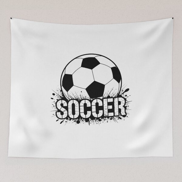 Item preview, Soccer Ball with Bold Text designed and sold by jkrphoto.