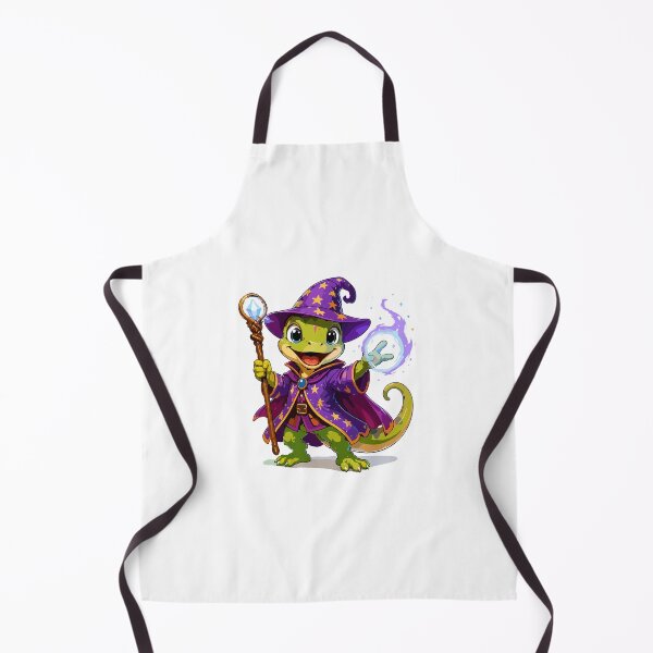Item preview, Cute Wizard Lizard Cartoon Fantasy Character designed and sold by Krincydigitalart.