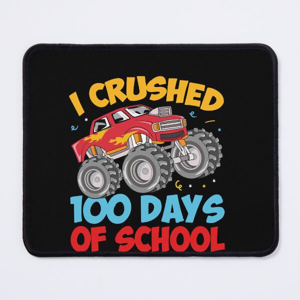 Item preview, I Crushed 100 Days Of School Monster Truck Student Celebration designed and sold by PopStars1993.