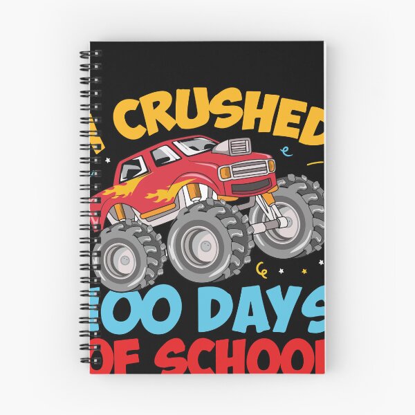 Item preview, I Crushed 100 Days Of School Monster Truck Student Celebration designed and sold by PopStars1993.