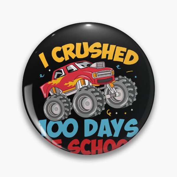Item preview, I Crushed 100 Days Of School Monster Truck Student Celebration designed and sold by PopStars1993.