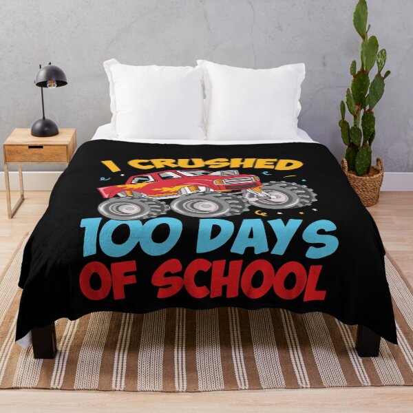 Item preview, I Crushed 100 Days Of School Monster Truck Student Celebration designed and sold by PopStars1993.