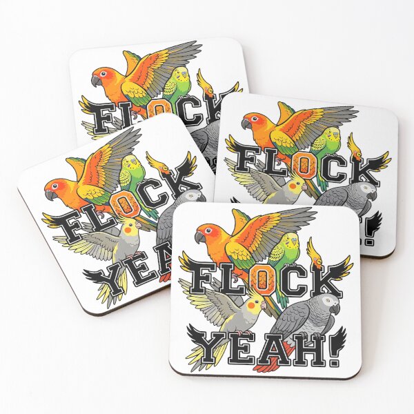 Item preview, Flock Yeah! designed and sold by The Quiet Canvas By Jacky.