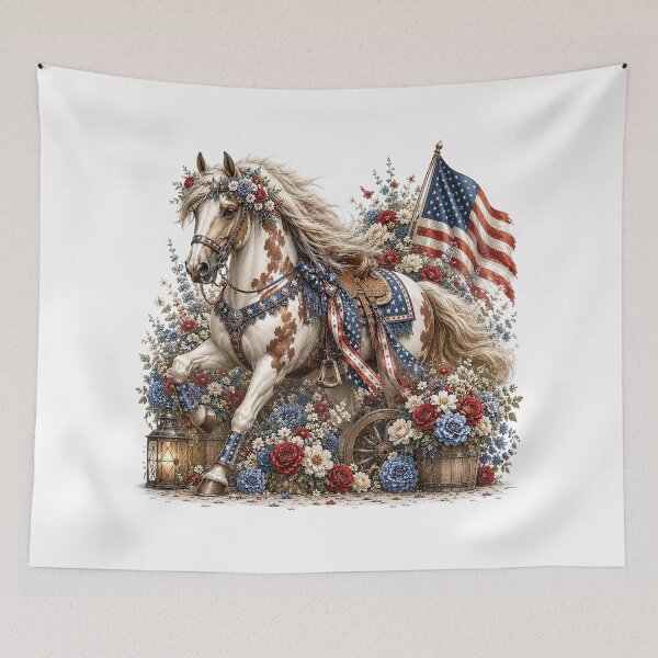 Item preview, USA Pride Horse designed and sold by PetalGarden.
