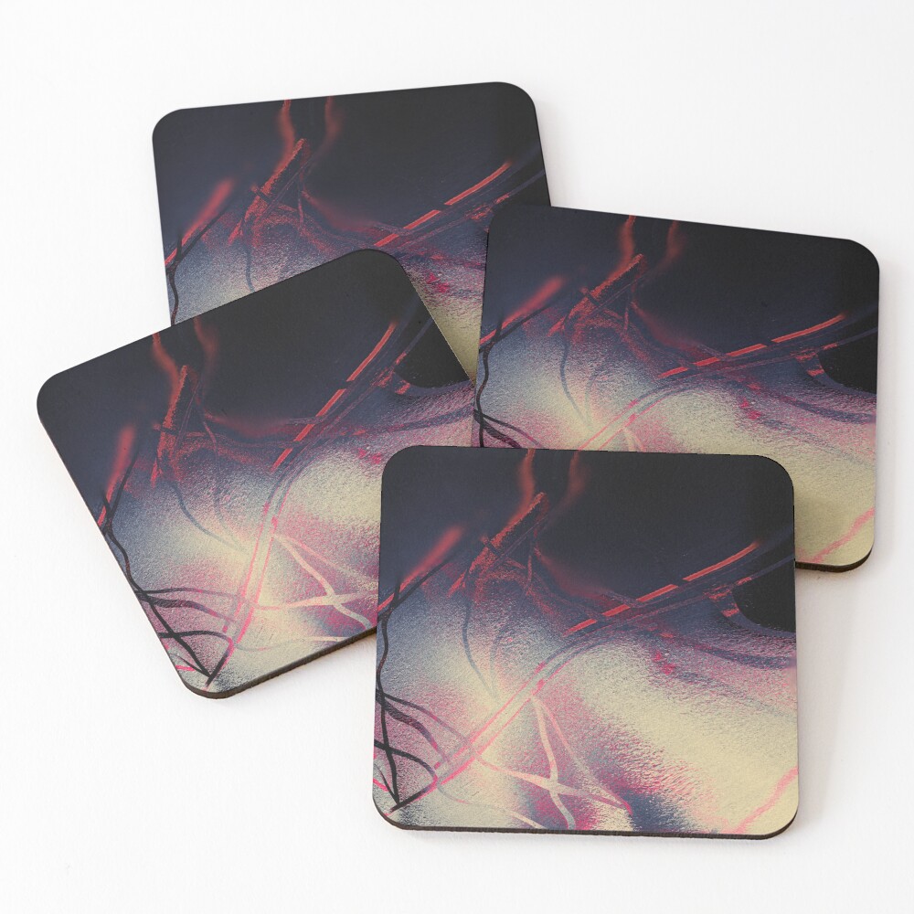 Item preview, Coasters (Set of 4) designed and sold by RATSSTUDIO.