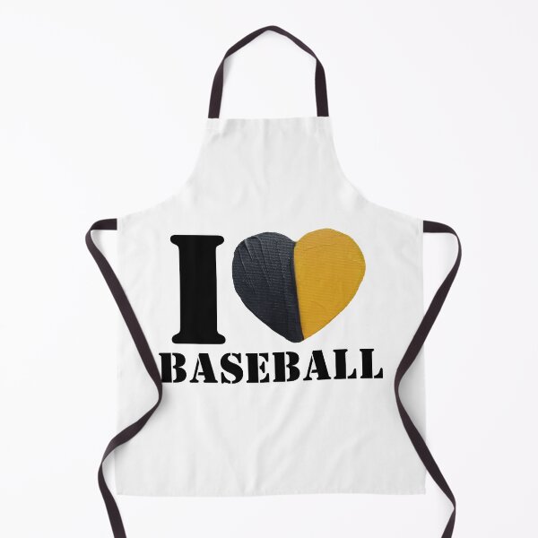 Item preview, I Heart Baseball - Black & Gold designed and sold by FABOArt.