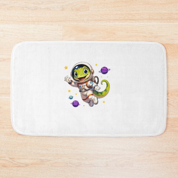 Item preview, Cute Astronaut Lizard Space Explorer Cartoon Character designed and sold by Krincydigitalart.