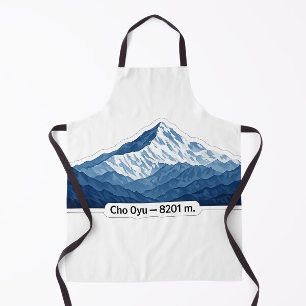 Item preview, Cho Oyu 8201 m – Minimalist Himalayan Mountain Sticker designed and sold by Gabe1983.