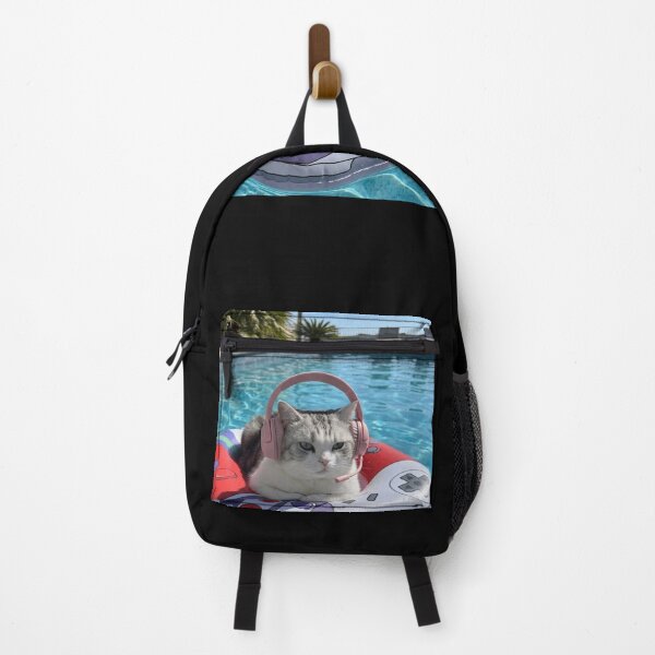 Item preview, Gamer Cat in the Pool designed and sold by Chimmy-Buff.