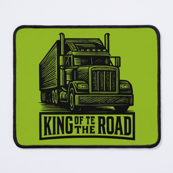 Item preview, King of the Road - Retro Trucker Life designed and sold by GoGreenlove.