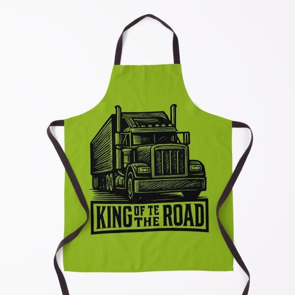 Item preview, King of the Road - Retro Trucker Life designed and sold by GoGreenlove.