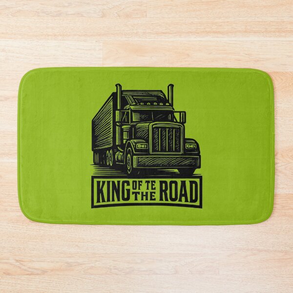 Item preview, King of the Road - Retro Trucker Life designed and sold by GoGreenlove.