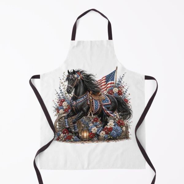 Item preview, Patriotic Cowgirl Horse designed and sold by PetalGarden.