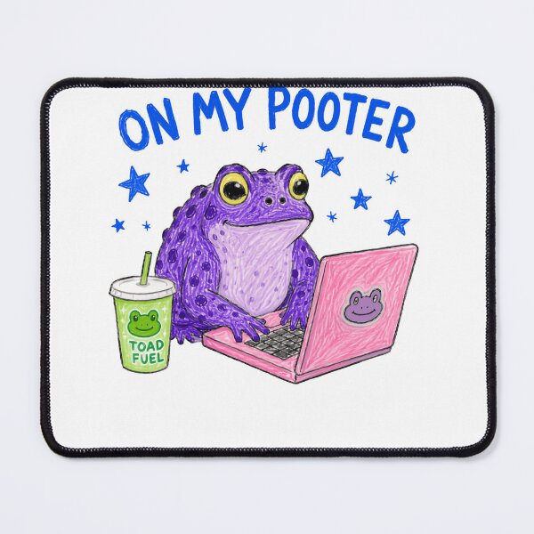 Item preview, On My Pooter Toad Fuel Frog Computer Internet Gamer designed and sold by HumansStuck12.