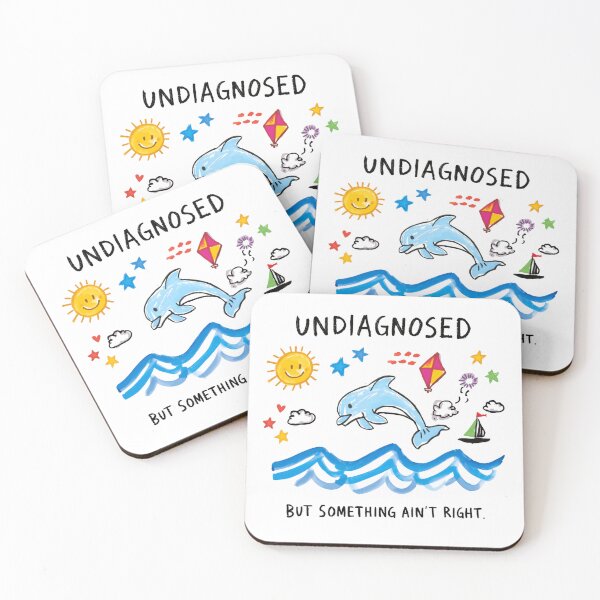 Item preview, Undiagnosed But Something Ain't Right Neurodiversity Mental Wellness designed and sold by RetroMini2026.