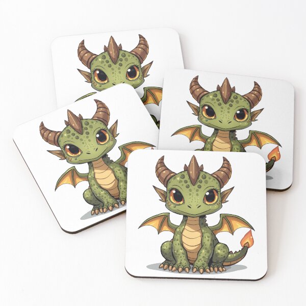 Item preview, Cute Lantern Dragon Fantasy Art designed and sold by HoneyBreezeCo.