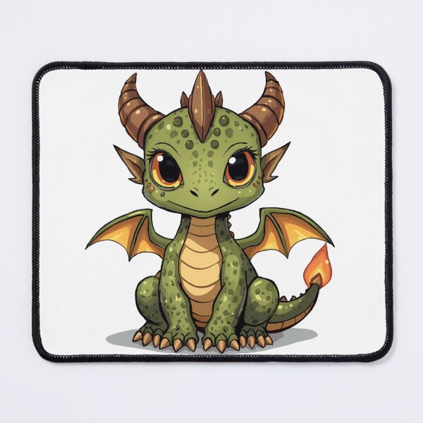 Item preview, Cute Lantern Dragon Fantasy Art designed and sold by HoneyBreezeCo.