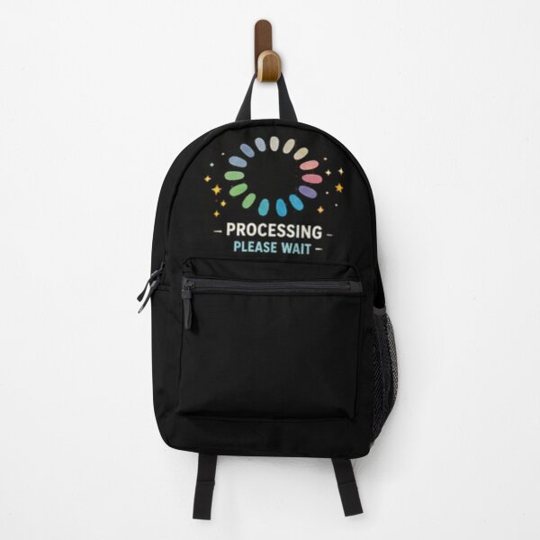 Item preview, AAC Processing Time Rainbow Wheel Graphic designed and sold by GUINewAlex.
