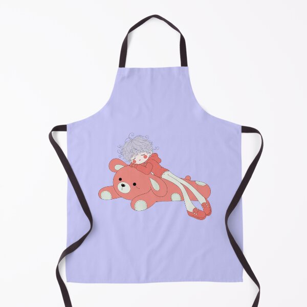 Item preview, Sleepy Boy with Giant Teddy Bear Hugging designed and sold by bosamji.
