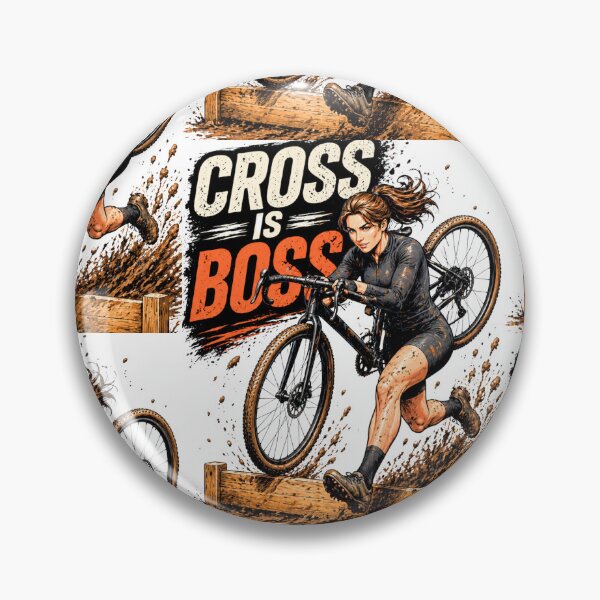 Item preview, Cyclo Cross Queen — Cross Is Boss | CX Attitude designed and sold by Pedal & Pace.