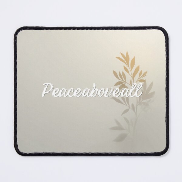 Item preview, Peace Over Everything – Minimalist Affirmation Typography Design designed and sold by CosmicQuietLab.