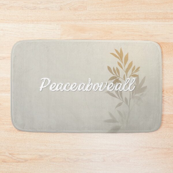 Item preview, Peace Over Everything – Minimalist Affirmation Typography Design designed and sold by CosmicQuietLab.
