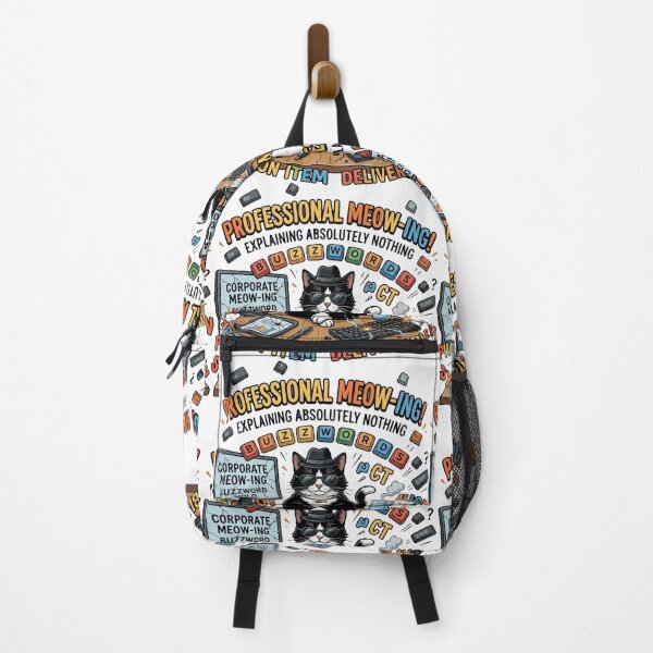 Item preview, Meeting Expert Professional Mewing Funny Cat designed and sold by FunnyCloths.
