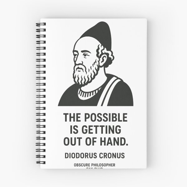 Item preview, Diodorus Cronus — The Possible Is Getting Out of Hand | Obscure Philosopher Fan Club designed and sold by Grand Illusions.