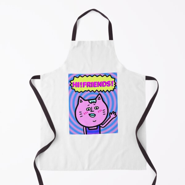 Item preview, Pink cat Hi Friends designed and sold by kanaehonkawa.