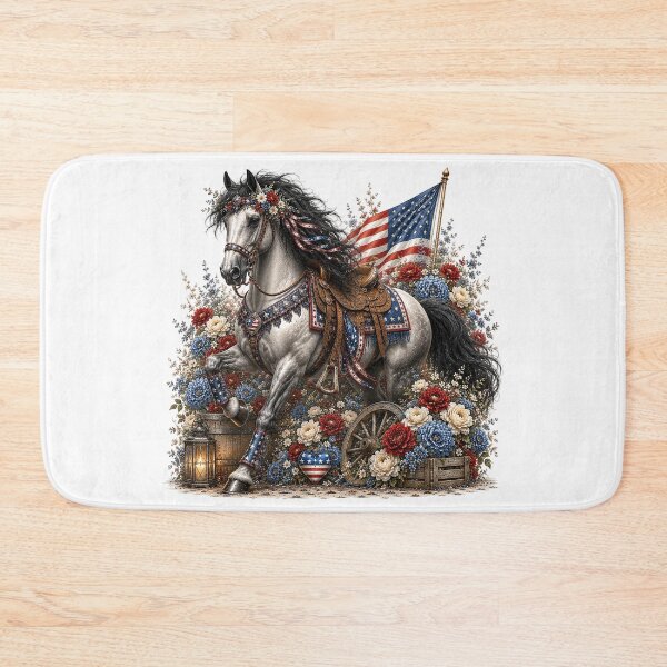 Item preview, Western Patriot Horse designed and sold by PetalGarden.
