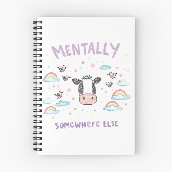 Item preview, Mentally Somewhere Else Cow Daydreamer Distracted Humor designed and sold by HumansStuck12.