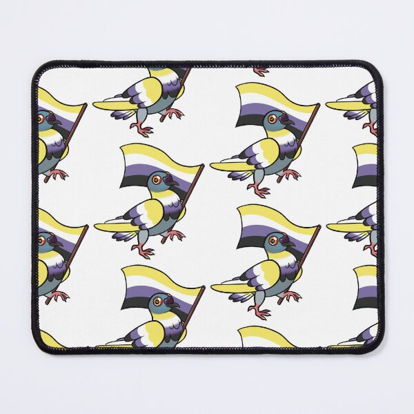 Item preview, Nonbinary pigeon pride designed and sold by LeifrogDesigns.