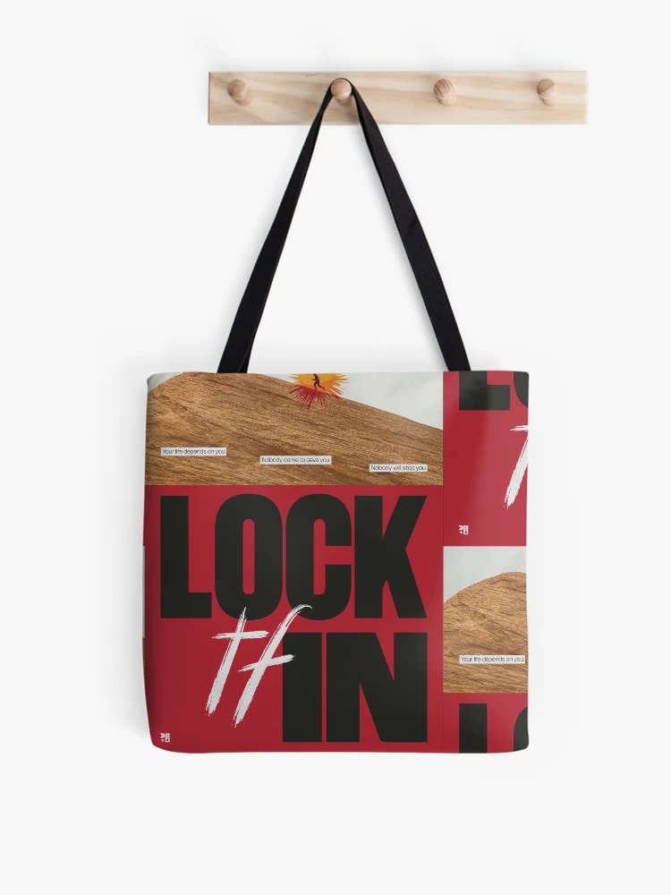 Thumbnail 1 of 2, Tote Bag, Lock In designed and sold by DPZT.