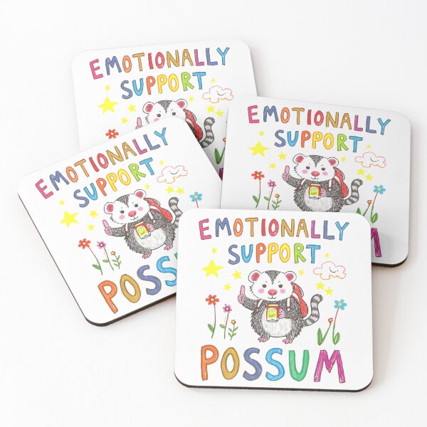 Item preview, Emotionally Support Possum Mental Health Animal Lover designed and sold by RetroMini2026.