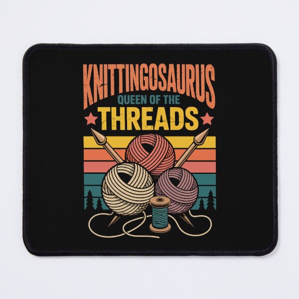 Item preview, Knittingosaurus Queen of Threads designed and sold by jkrphoto.