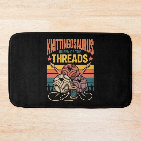 Item preview, Knittingosaurus Queen of Threads designed and sold by jkrphoto.