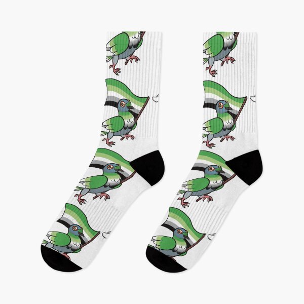 Item preview, Aromantic pigeon pride designed and sold by LeifrogDesigns.