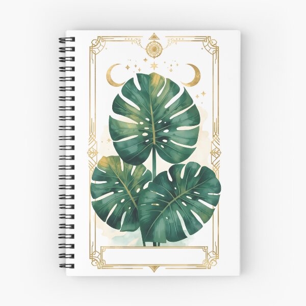 Item preview, Blank Tarot Card - Mystic Monstera Botanical Art designed and sold by KooksStudio.